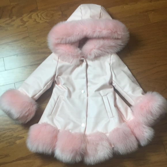 Girls Faux Fur Jacket 4-6yo - Picture 2 of 8